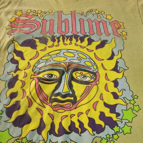 Sublime Green Tshirt With Graphics Size XL - Picture 2 of 5